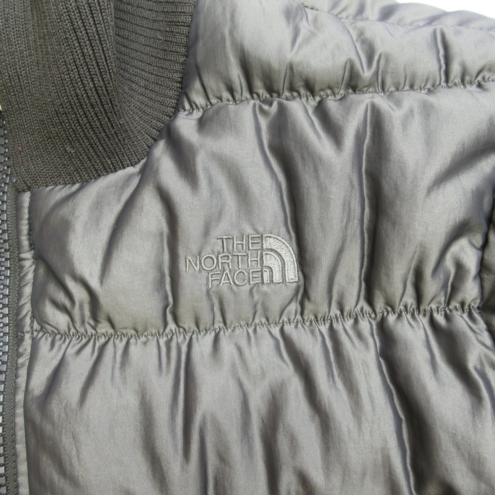 The North Face Down Jacket Womens Medium Green 600 Insulated Quilted Puff THICK - Picture 9 of 14